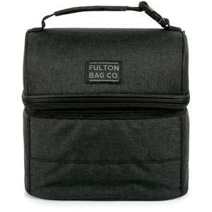 Fulton Bag Co. Dual Compartent Lunch Bag - Black